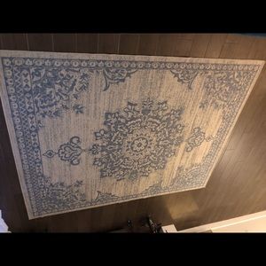 Blue & Cream Rug